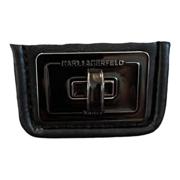 NWOT Karl Lagerfeld Agyness Shoulder Bag in Crimson Red - Picture 9 of 9